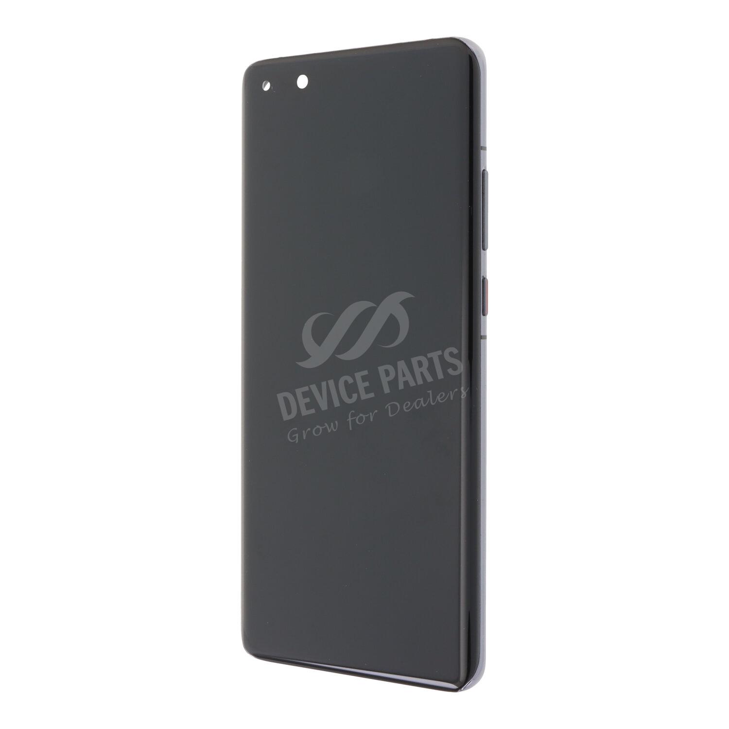 Screen Replacement With Frame For Huawei P Pro Oled Black Hq