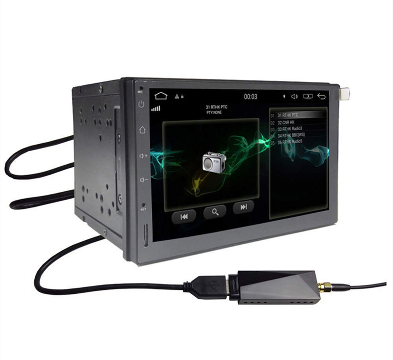 DTR-100 Universal Radio Navigation Digital Radio Tuner App Control Car Dab